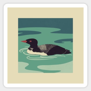 Loon Divided Sticker